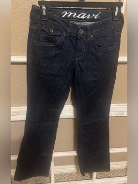 NWOT Mavi Women's Dark Indigo Bootcut Jeans; Sz 25